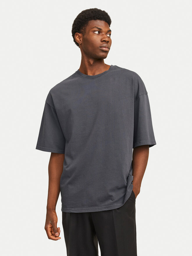 Jack&Jones Jack&Jones Marškinėliai Charge 12268270 Pilka Oversize