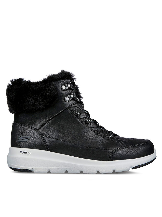 Skechers Polokozačky Skechers Glacial Ultra Cozyly 144178/BLK Černá