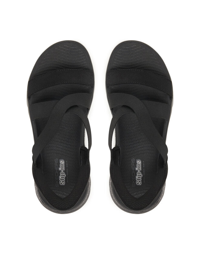 Skechers Sandalen Skechers Go Walk Flex Sandal - Glimmer 141489/BBK Schwarz