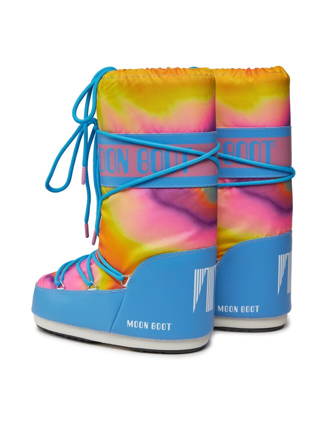 Moon Boot Schneeschuhe Moon Boot Tie Dye 14028400001 S Blau