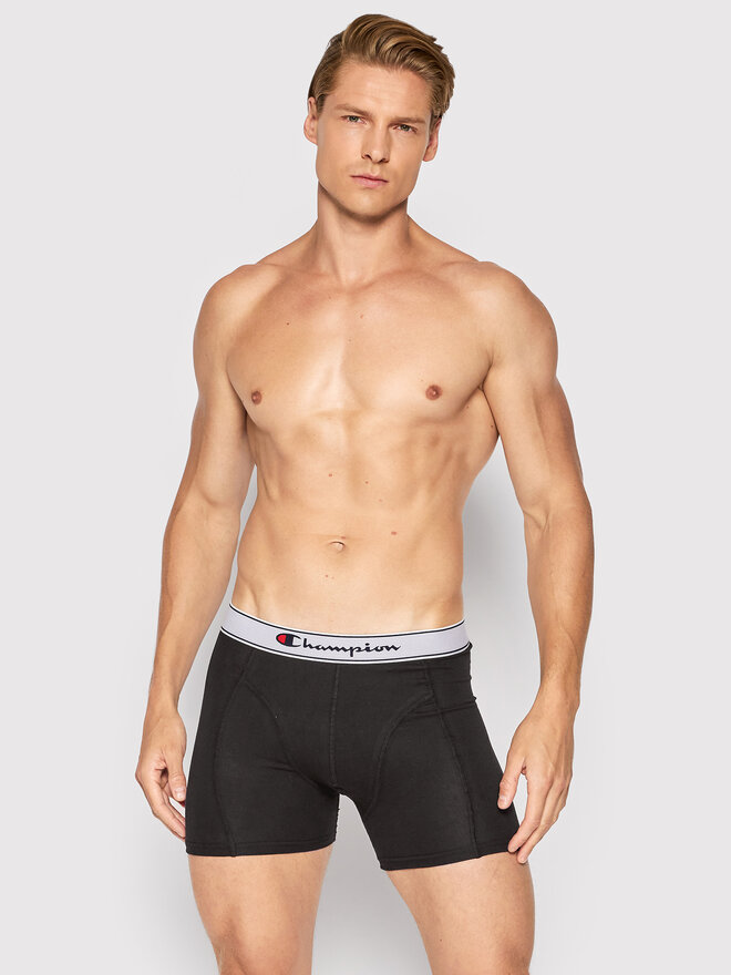 Champion Champion Pack de 2 bóxers Parigamba U20003 Negro