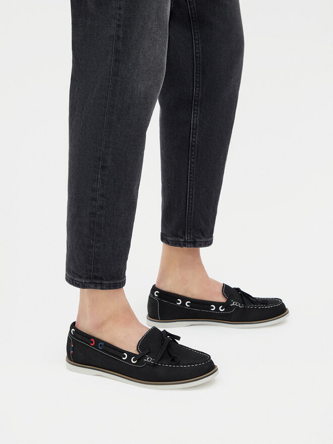 Beverly Hills Polo Club Mokasini Beverly Hills Polo Club WI16-SKIPER-01 Črna