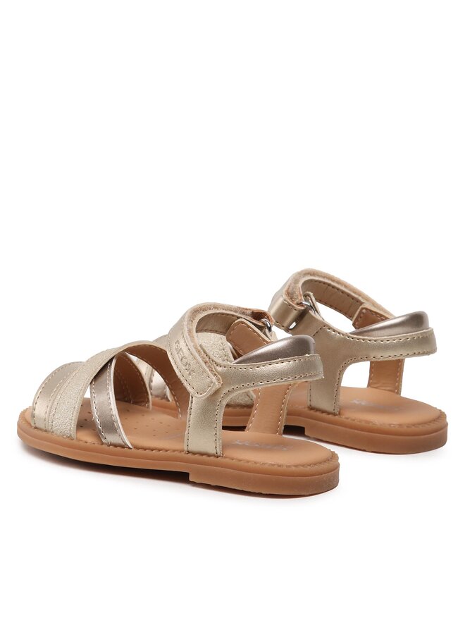 Geox Basutės Geox J Sandal Karly Girl J5235D0NFHIC2010 M Auksinė