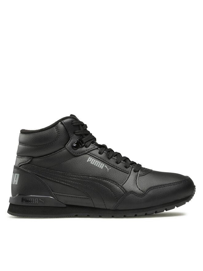 Mens black puma sneakers discount