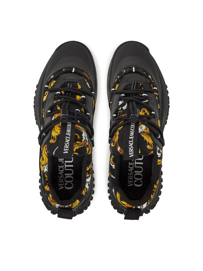 Versace Jeans Couture Снікерcи Versace Jeans Couture 78YA3SN2 Чорний