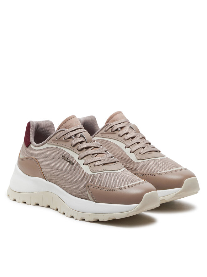 Calvin Klein Sneakersy Calvin Klein Runner HW0HW02221 Béžová