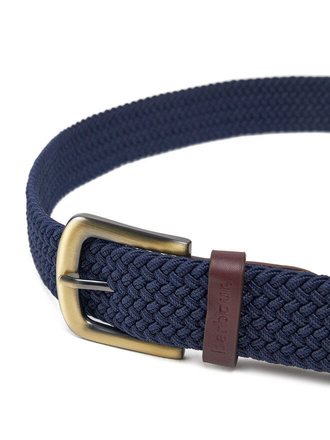 Barbour Чоловічий ремінь Barbour Webbing MAC0038NY31 Cиній