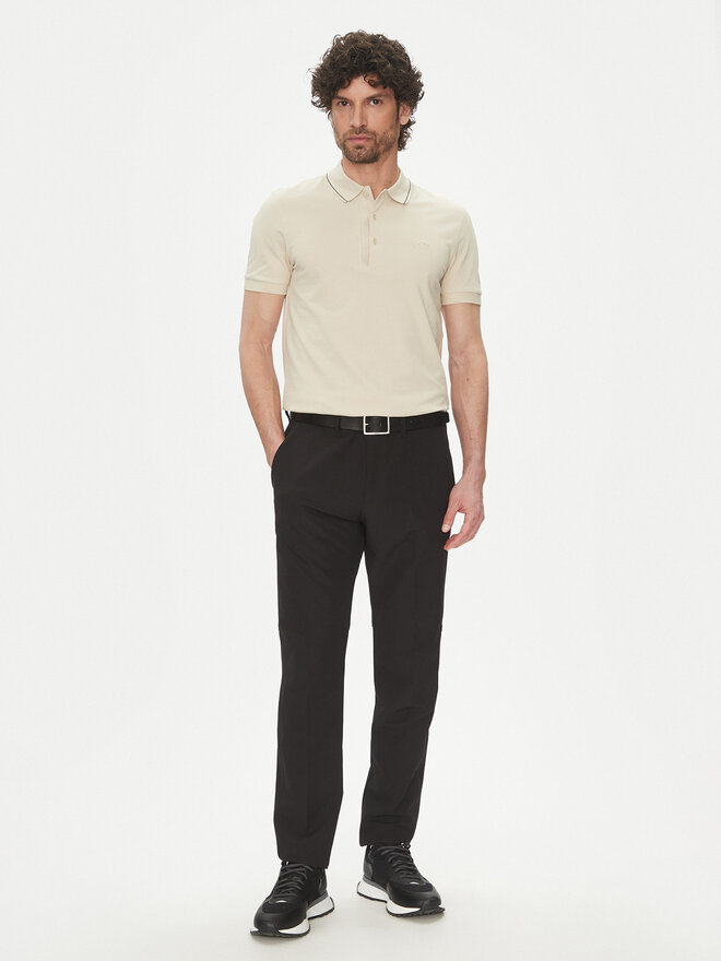 BOSS BOSS Поло Paule 4 50506195 Бежевий Slim Fit