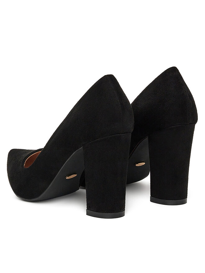 DeeZee Czółenka DeeZee LB9901-BLACK SU Czarny