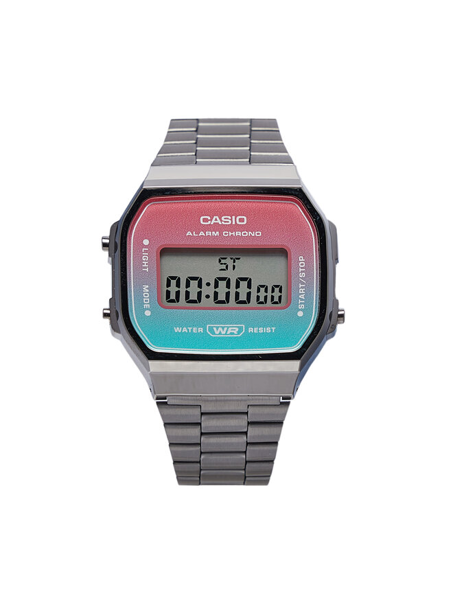 Casio Zegarek Casio A168WERB-2AEF Srebrny