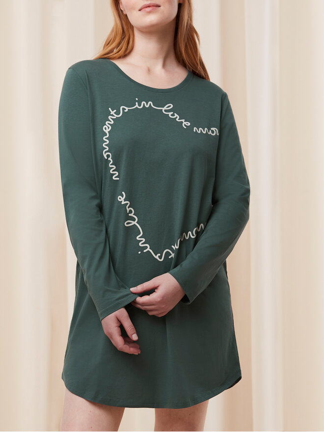 Triumph Triumph Naktiniai marškiniai Nightdresses NDK 03 LSL X 10216556 Žalia