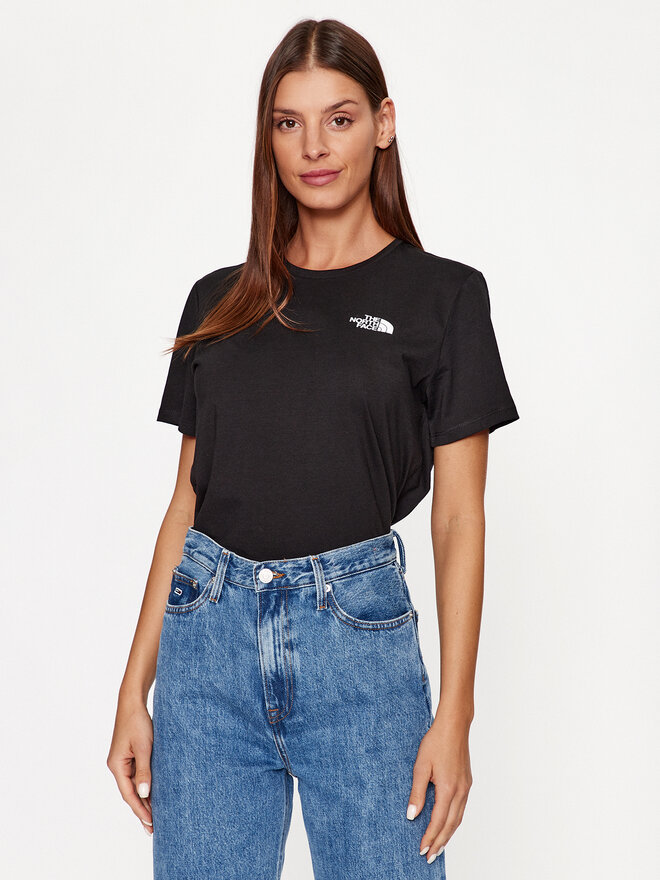 The North Face The North Face Marškinėliai Foundation Graphic NF0A86XN Juoda Regular Fit