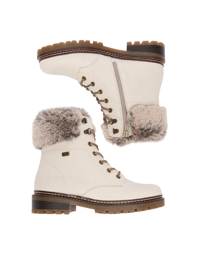 Remonte Зимни обувки Remonte CEO-D0B74-80 Екрю