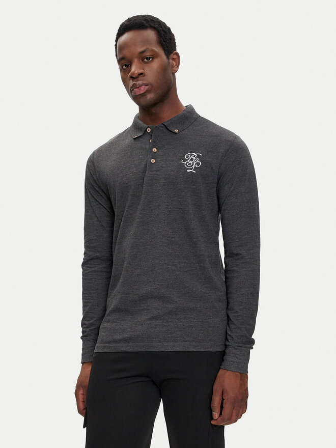 Brave Soul Brave Soul Pólóing MLT-412KLAY Szürke Regular Fit