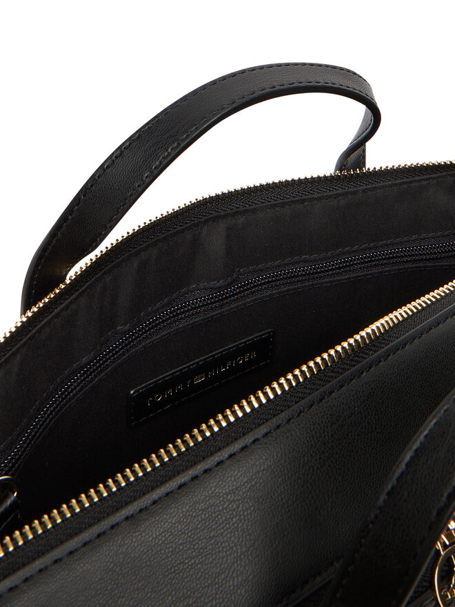 Tommy Hilfiger Laptoptáska Tommy Hilfiger Th Icon Laptop Bag Mono AW0AW18003 Fekete