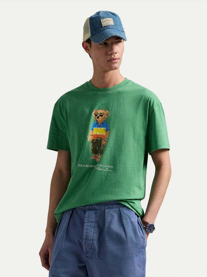 Polo Ralph Lauren Polo Ralph Lauren Футболка 710973138001 Зелений Custom Slim Fit