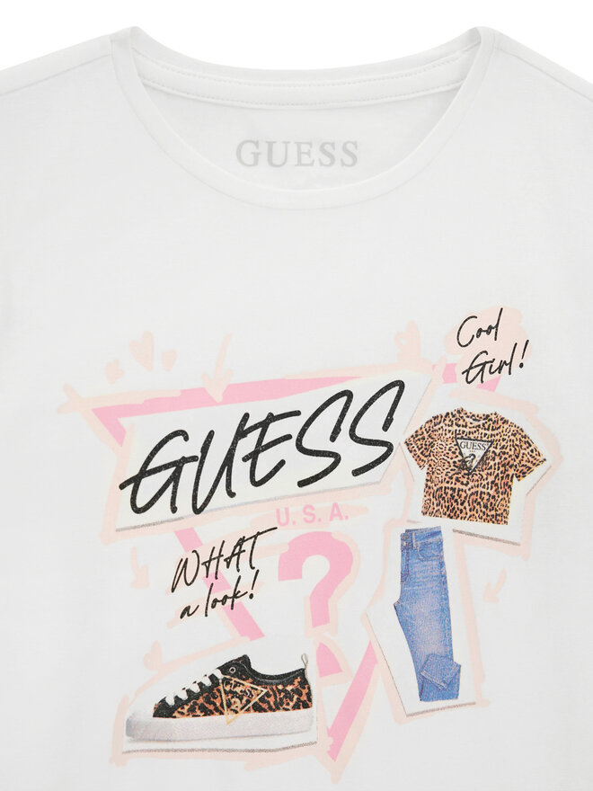 Guess Guess T-Shirt J6YI02 K3667 Weiß Regular Fit