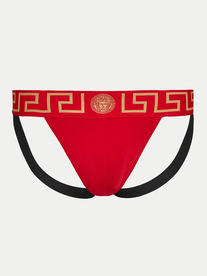 Versace Versace Calzoncillos Jock Strap AUU01017 1A1001 Rojo