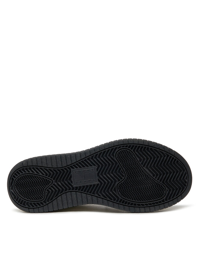Tommy Jeans Snīkeri Tommy Jeans Tjw Retro Basket Flatform Velcro EN0EN02573 Melns
