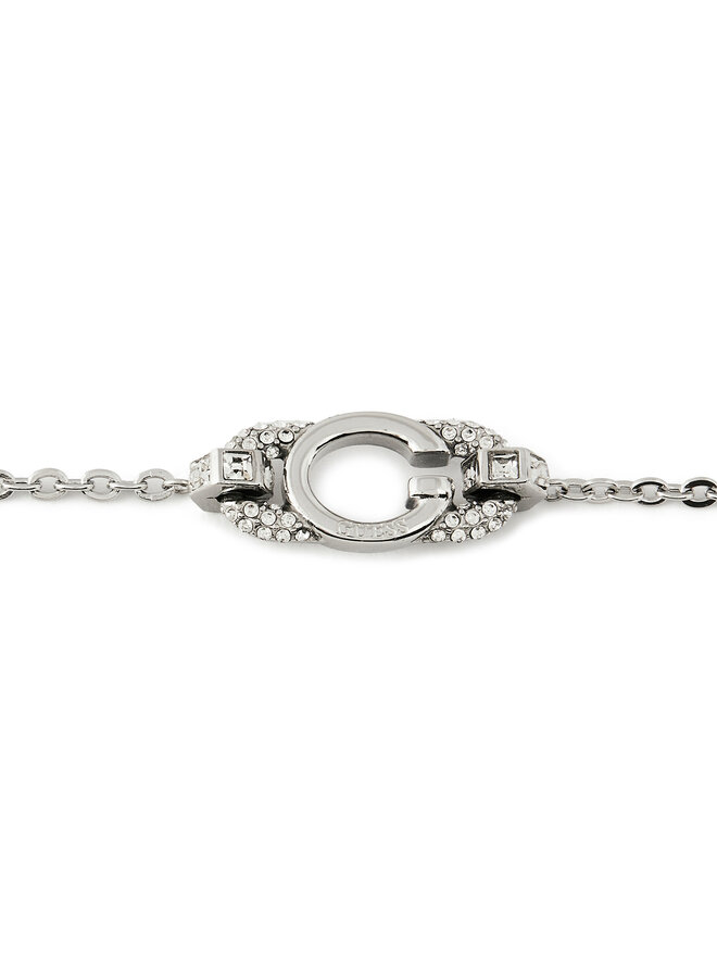 Guess Bransoletka Guess JUBB04 510JW Srebrny
