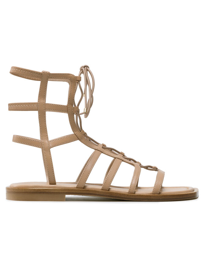 Stuart Weitzman Sandalen Stuart Weitzman Kora Lace-Up S0982 Beige
