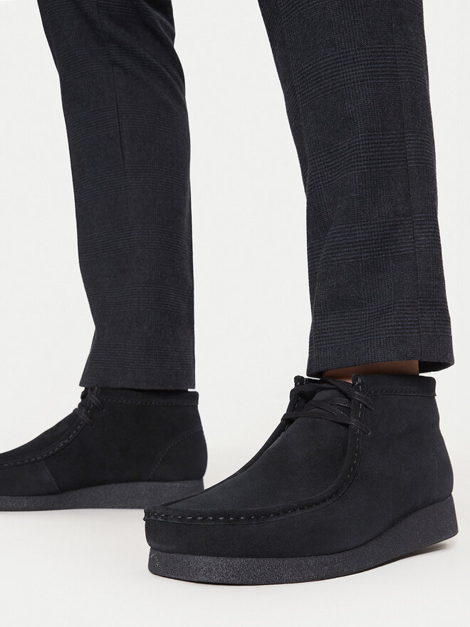 Clarks Μποτίνια Clarks Wallabee Evo Bt 26172823 Μαύρο