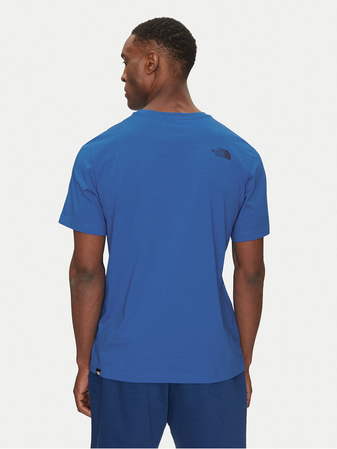 The North Face The North Face Marškinėliai Easy NF0A8A6C Mėlyna Regular Fit
