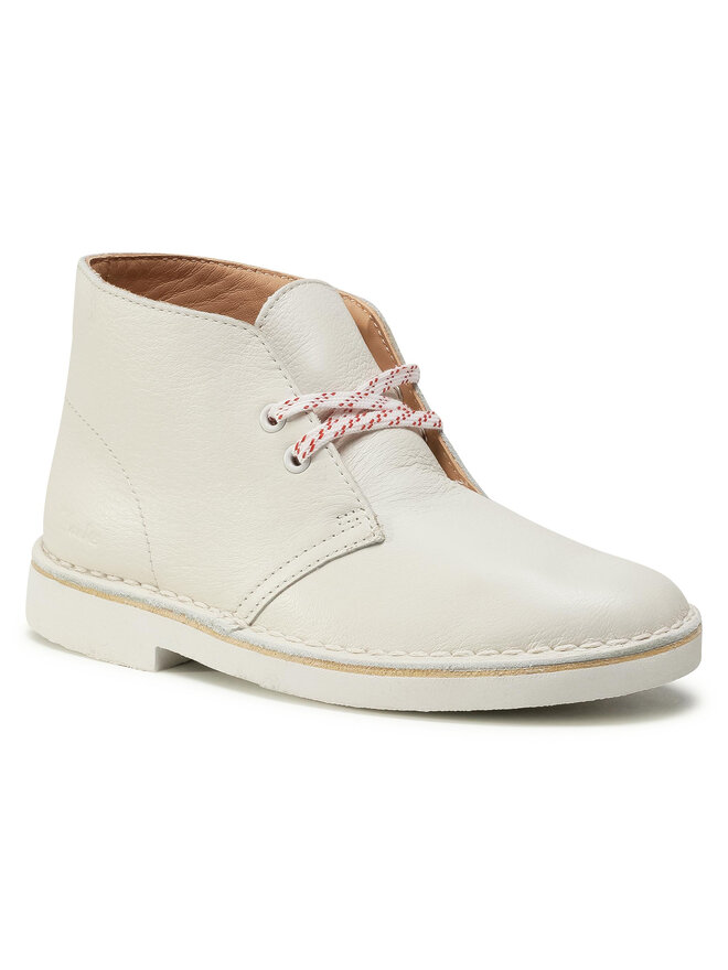 Stiefeletten Clarks Desert Boot 2 261556644 WeiB eschuhe