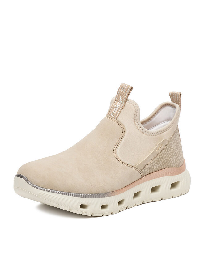 Rieker Pantofi Rieker M6053-62 Bej
