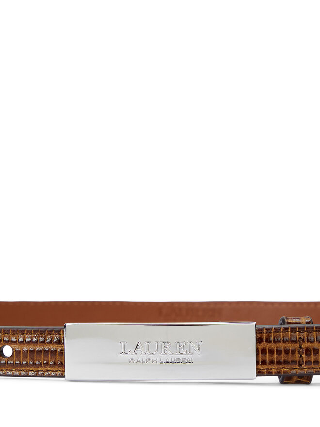 LAUREN RALPH LAUREN Pasek Damski LAUREN RALPH LAUREN 412942223002 Brązowy