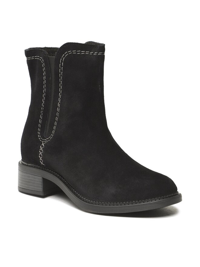Clarks Bokacsizma Clarks Maye Zip 261680534 Fekete