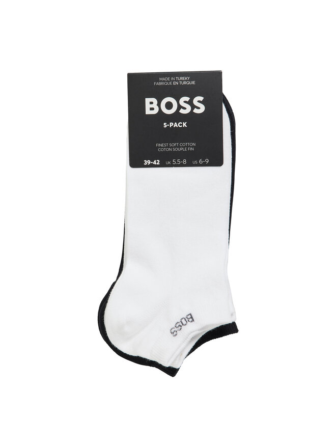 BOSS Súprava 5 párov nízkych ponožiek unisex Boss 50478205 Farebná