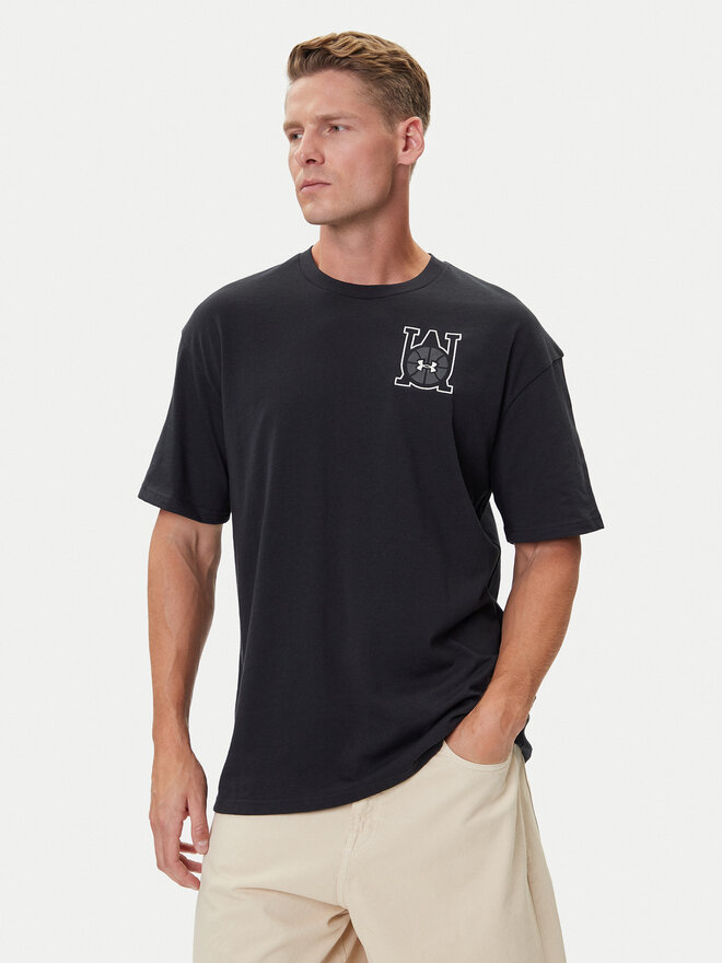 Under Armour Under Armour Camiseta Hoops Courtside 6003686 Negro Oversize