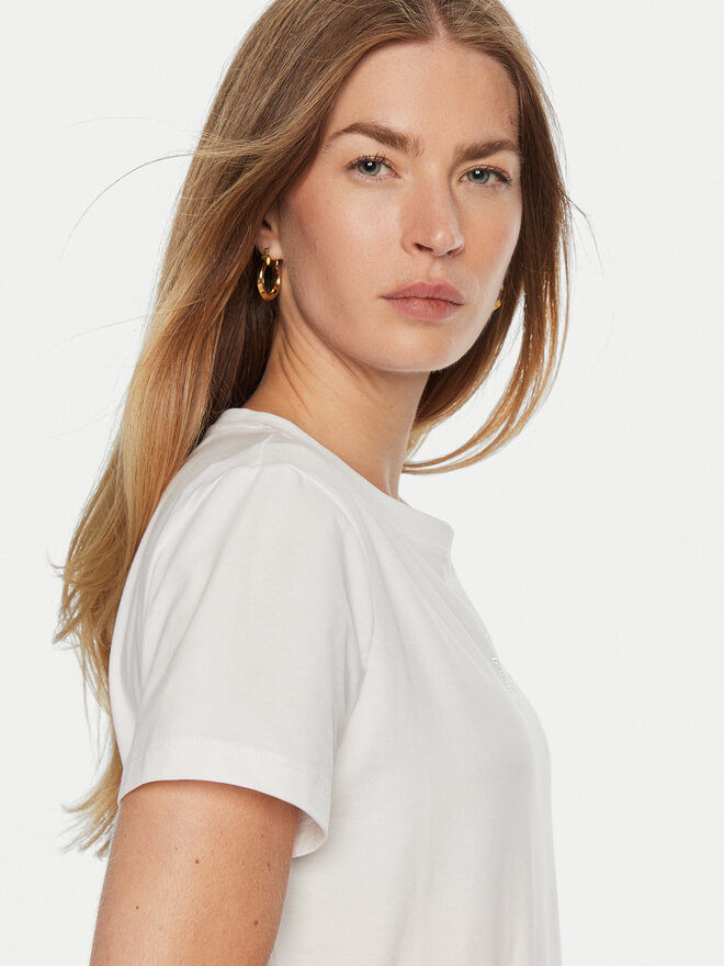 Guess Guess Camiseta V3BI11 J1314 Blanco Regular Fit