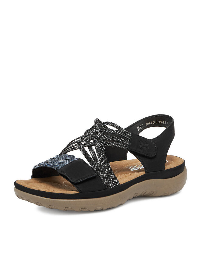 Rieker Sandalen Rieker 64889-00 Schwarz