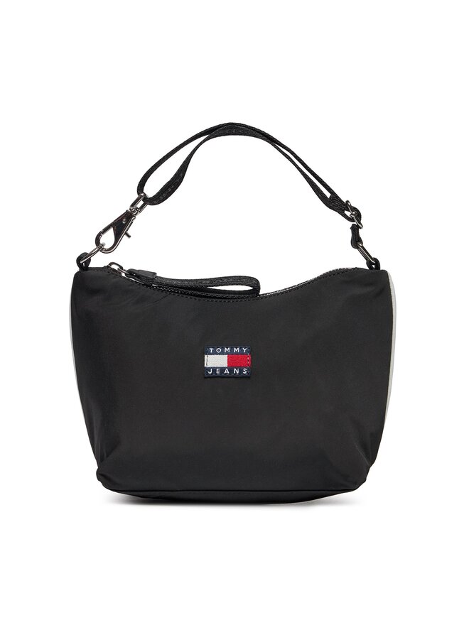 Tommy Jeans Ročna torba Tommy Jeans Tjw Heritage Shoulder Bag AW0AW15823 Črna