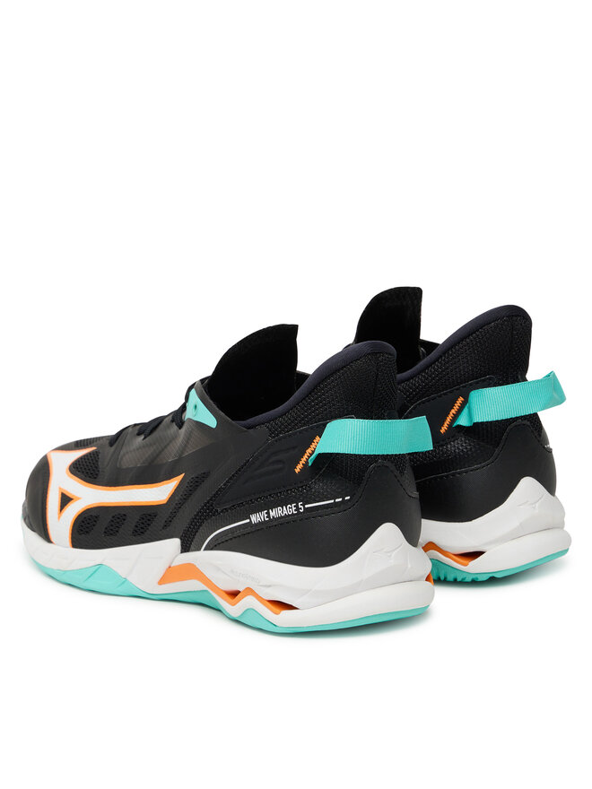 Mizuno Batai uždaroms aikštelėms Mizuno Wave Phantom 4 X1GA2350 Juoda