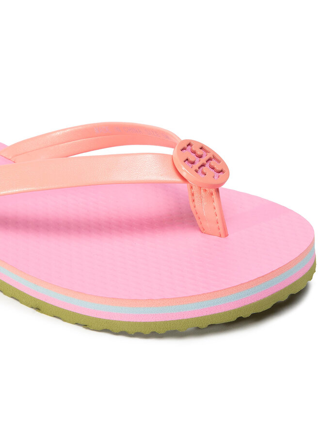 Zehentrenner Tory Burch Mini Minnie Flip Flop 76732 Rosa | eschuhe.de