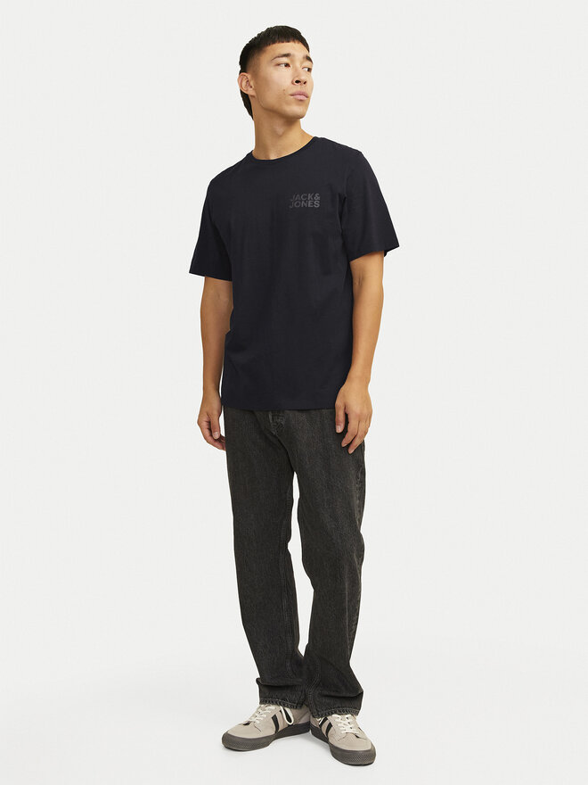 Jack&Jones Jack&Jones Marškinėliai Corp Logo 12151955 Juoda Standard Fit