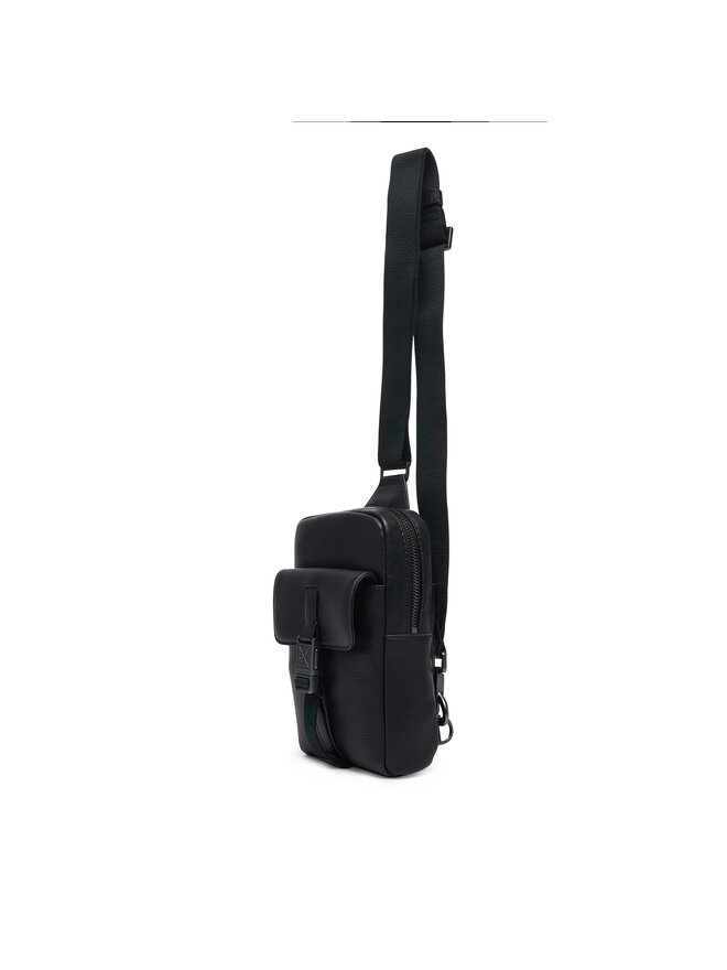 Calvin Klein Umhängetasche Calvin Klein Emblem Hw Sling LV04D3507G Schwarz