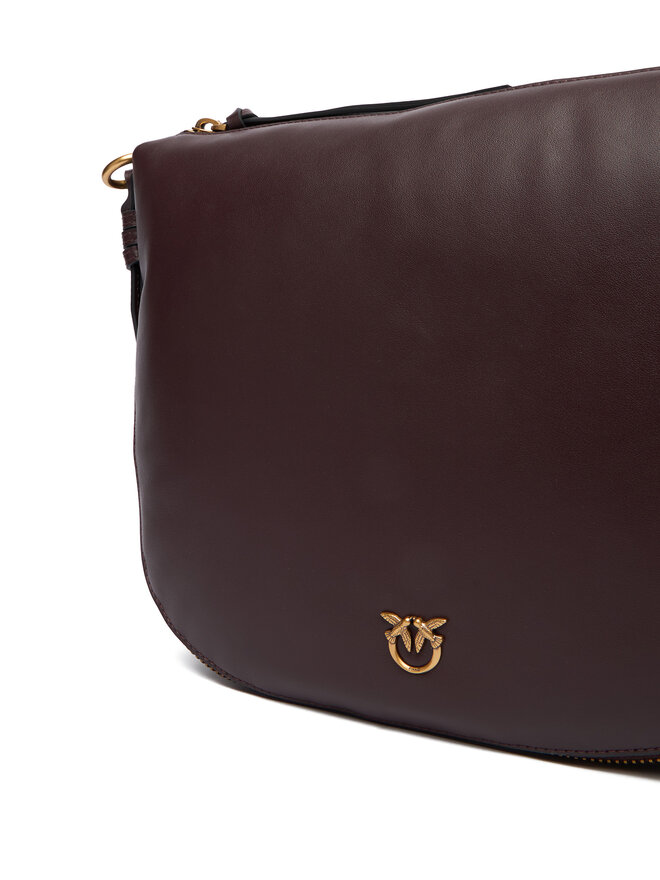 PINKO Handtasche PINKO Hobo Zip Around Classic Ai 25-26 PLTT 105113 A0QO Dunkelrot