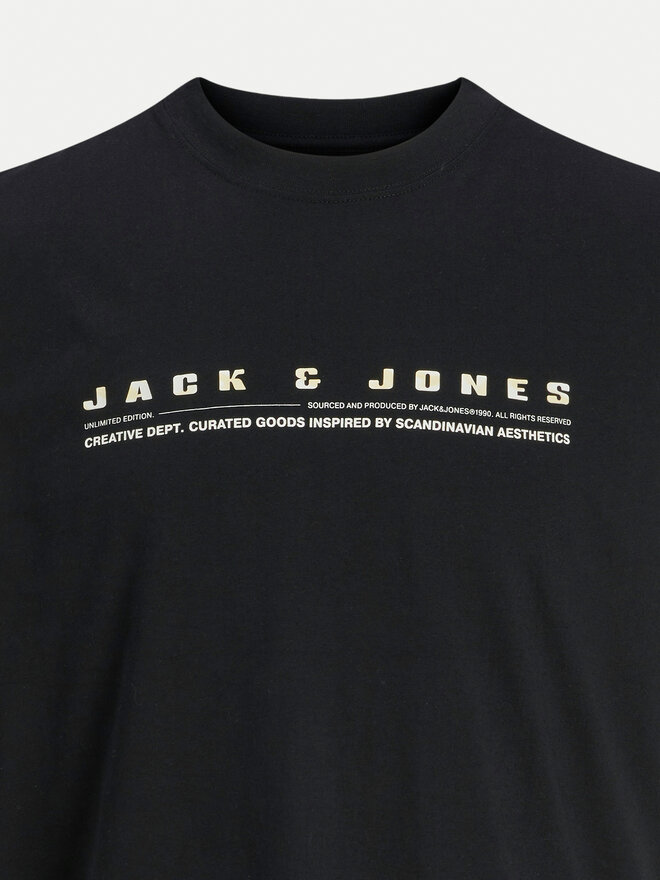 Jack&Jones Jack&Jones Tank top marškinėliai Charge 12274740 Juoda Relaxed Fit