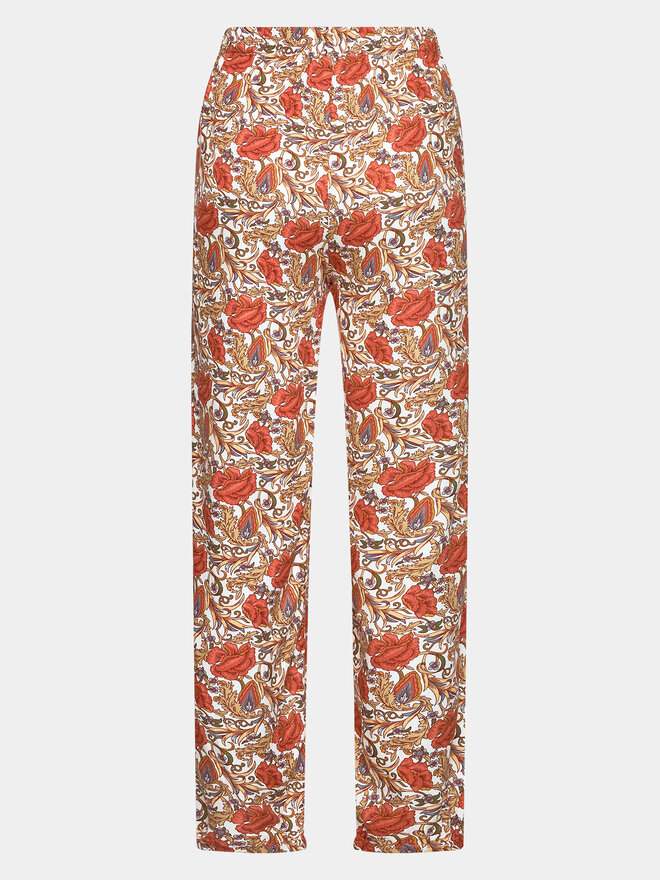 Selmark Selmark Pijama Flores P6973 Naranja Regular Fit