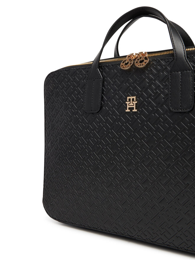 Tommy Hilfiger Brašna na notebook Tommy Hilfiger Th Icon Laptop Bag Mono AW0AW18003 Černá