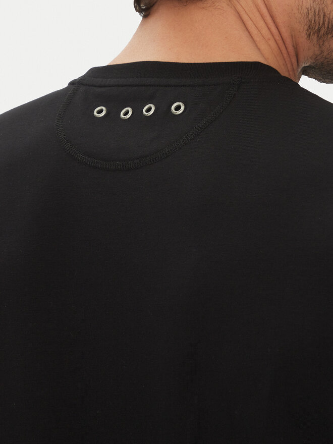 La Martina La Martina T-Shirt Andy MAR311 JS324 Schwarz Regular Fit