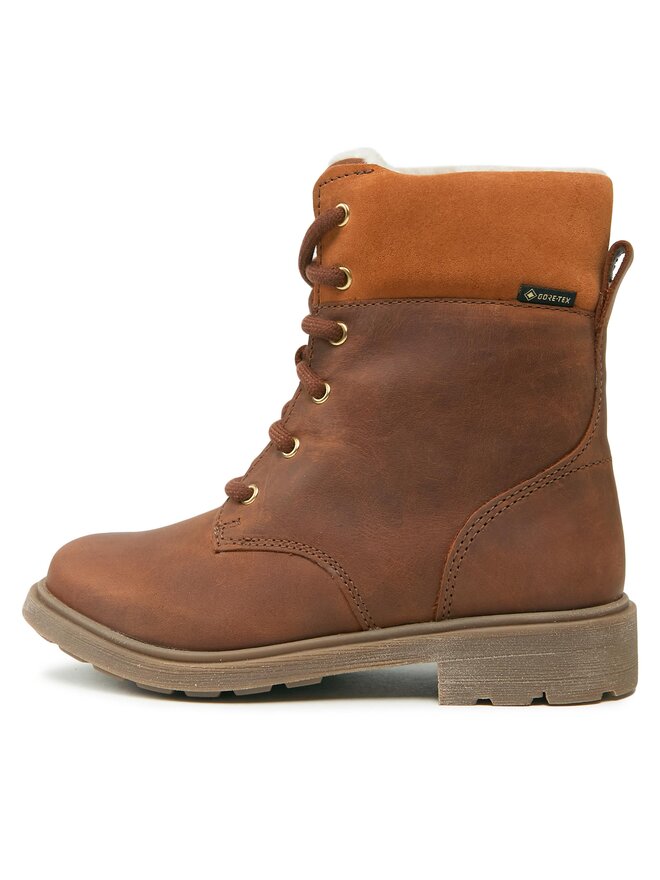 Clarks Kozaki Clarks Astrol Fur Gtx Gore-Tex 261686226 Brązowy