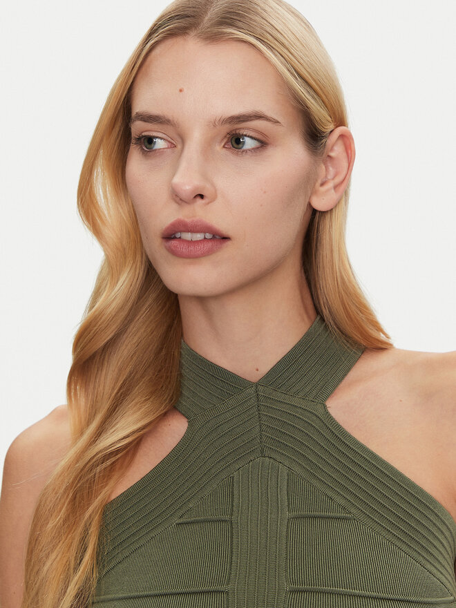 Guess Guess Top W5GR32 Z2XY0 Grün Slim Fit