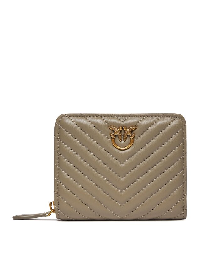 PINKO Duży Portfel Damski Pinko Taylor Zip Around PE 24 PCPL 100249 A0GK Szary