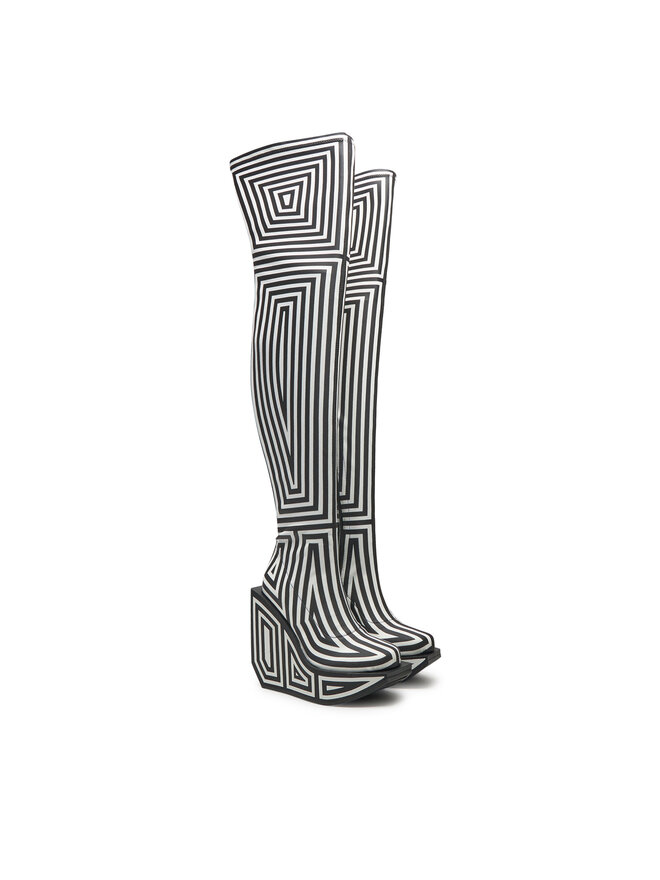 United Nude Mušketierky United Nude Wa Long Boot Hi 1087851082 Sivá