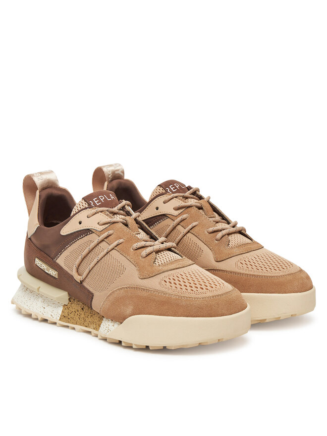 REPLAY Sneakersy REPLAY GMS1P.000.C0055L Beżowy